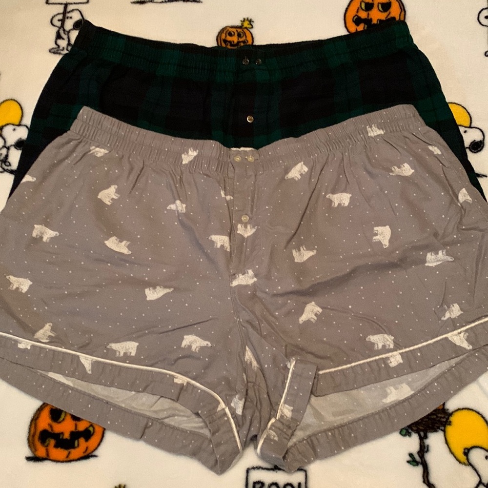 Gap Body Flannel PJ Shorts Bundle